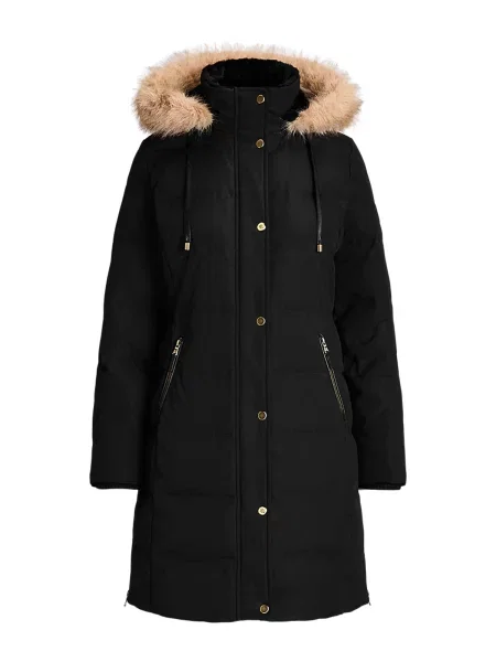 LAUREN RALPH LAUREN Παλτό χειμωνιάτικο μαύρο