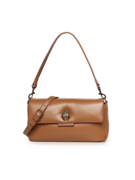 Torebka Kurt Geiger London skórzana brązowa