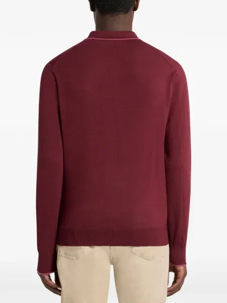 Polo Etro cu broderie roșu