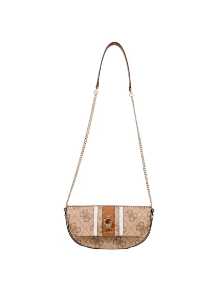 Torbica Guess s potiskom rjava