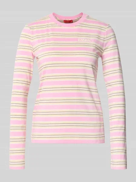 Bluzka z długim rękawem o kroju regular fit z czystej bawełny model MEDUSA' Max&co.