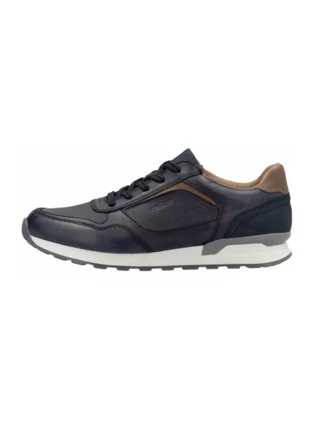 Sneakersy Rieker skórzane niebieskie
