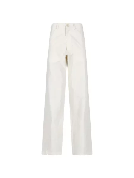 Pantaloni Paloma Wool de lână alb