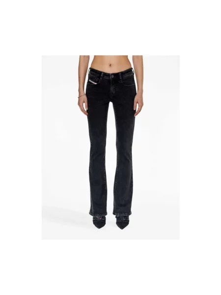 Jeansy Diesel 1969 D-EBBEY z 5 kieszeniami czarne