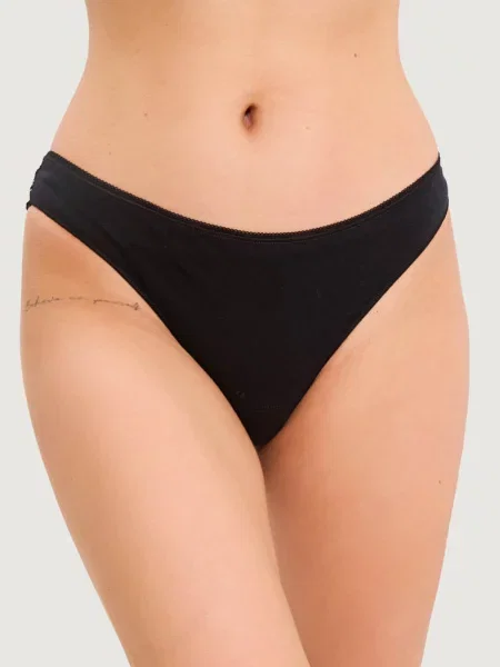 Однотонные трусики бразилиана білі