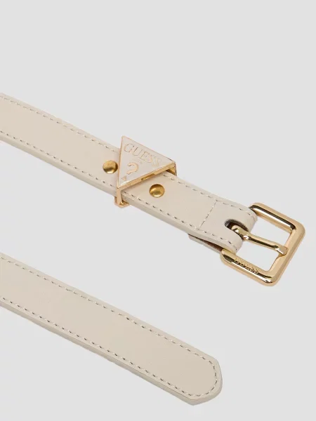 Ремень Guess с ремешками белый