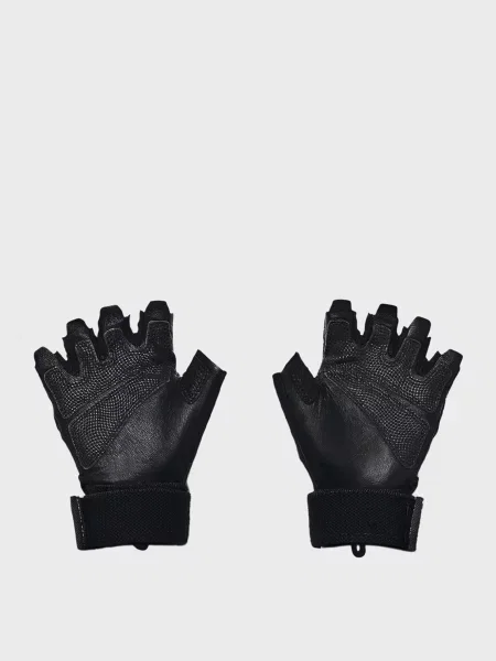 Шкіряні рукавички Under Armour чорні
