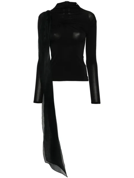 Bluză Atu Body Couture cu funde negru