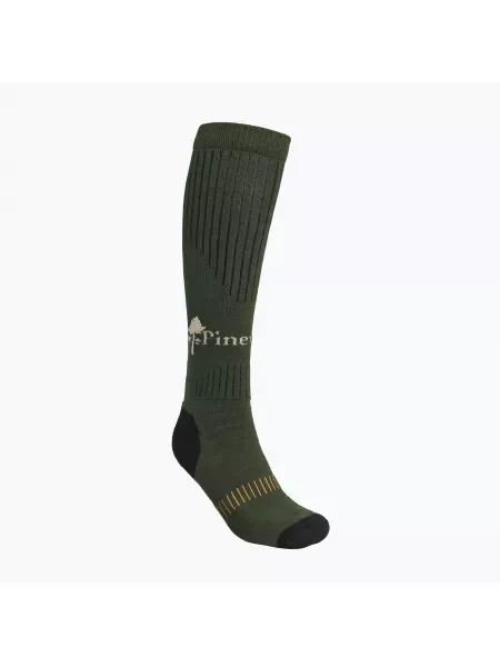 Мъжки трекинг чорапи Pinewood Drytex High green/d.brown зелено