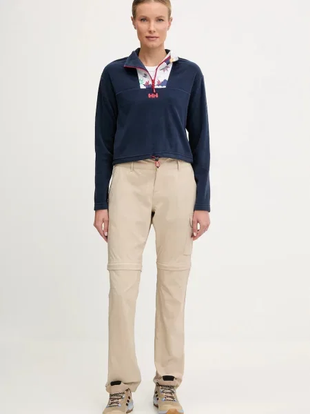 Флісова кофта Helly Hansen DAYBREAKER з аплікацією синій