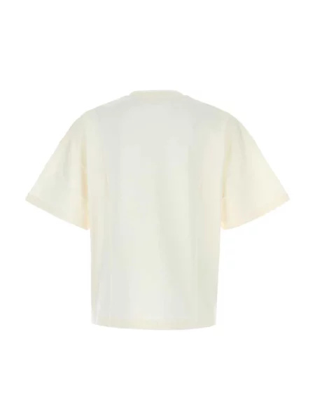 Koszulka Jil Sander z logo casual beżowa