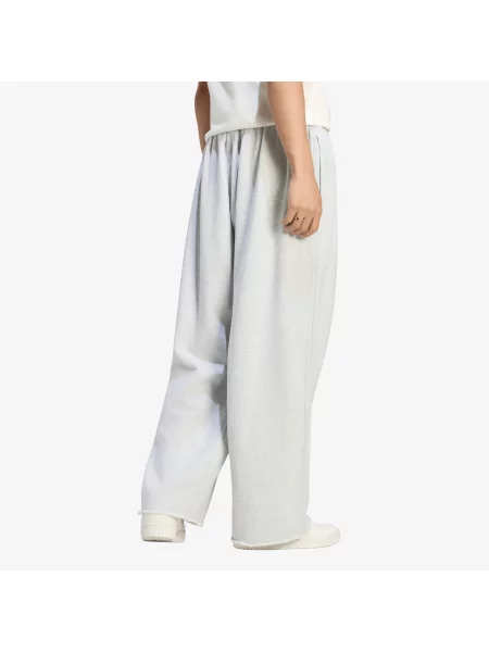 Pantaloni de trening adidas Wide Leg Sweat Pant Light Grey Heather XL gri