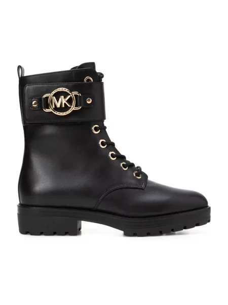 Botki Michael Kors na płaskim obcasie czarne