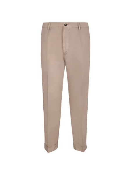Pantaloni Dell'oglio cu buzunare cu clapetă