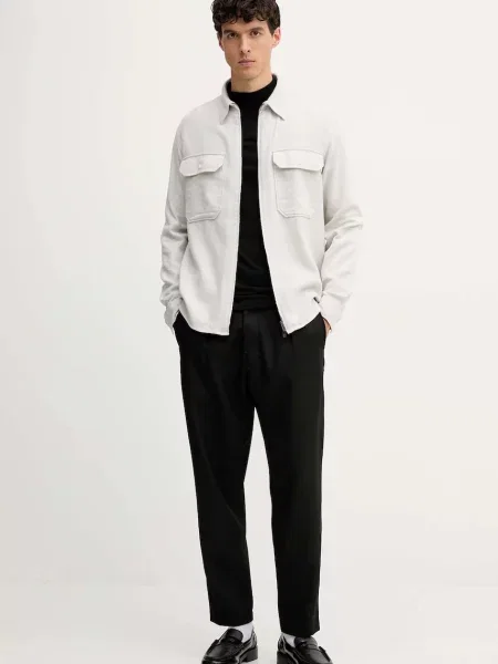 Сорочка Armani Exchange regular класичний комір бежевий