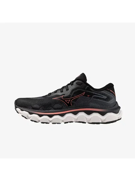 Běžecké boty Mizuno Wave Horizon 7 black/ dubarry/ nimbus cloud černé