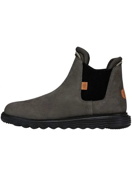 Pantofi Heydude din piele gri