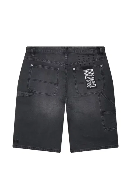 Pantaloni scurți din denim Ksubi gri