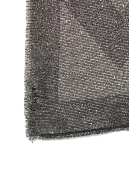 Fular Missoni cu paiete negru