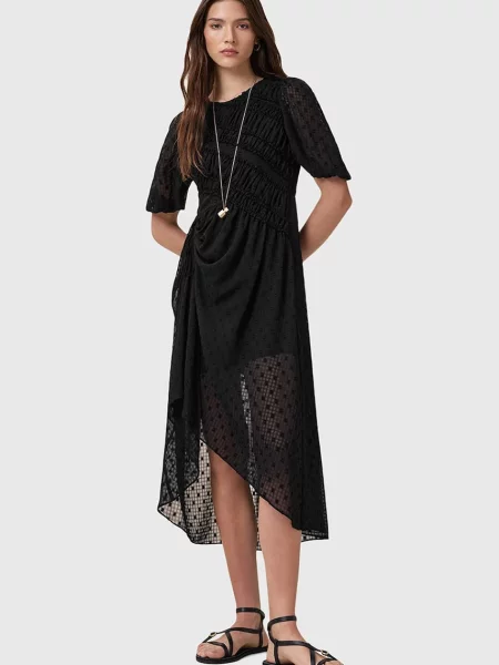 Φόρεμα AllSaints SERENE μαύρο