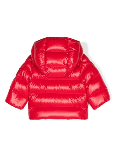 Kurtka puchowa dziecięca Moncler Enfant czerwona