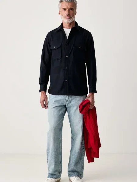 Tommy Hilfiger Cămașă cu adaos de lână