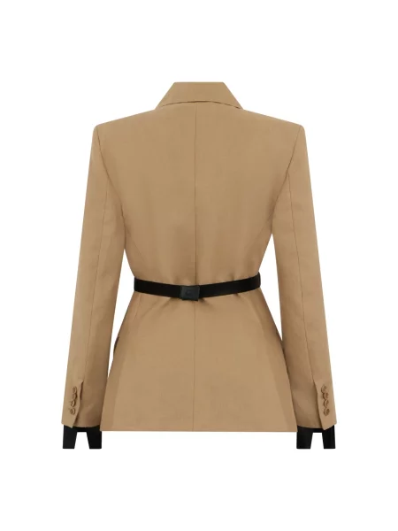 Lniana marynarka Max Mara brązowa