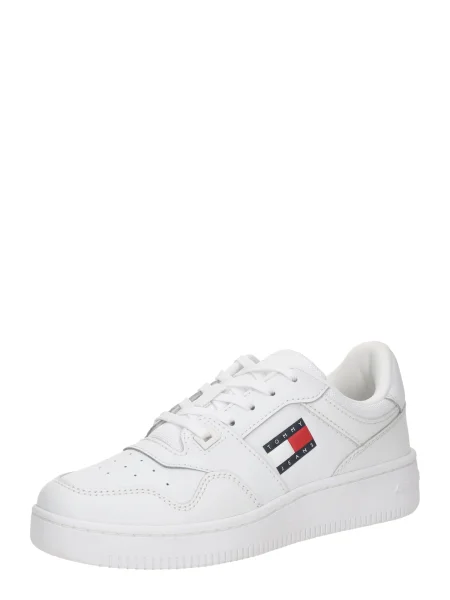 Pantofi Tommy Jeans retro alb