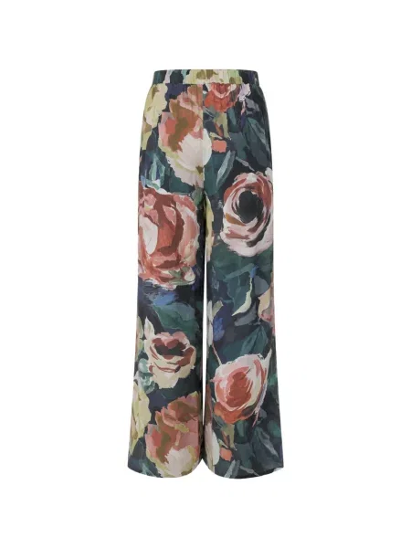 Pantaloni Ted Baker cu model floral cu imagine verde