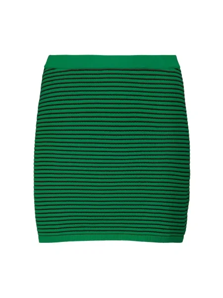 Spódnica Tropic Of C w paski zielona