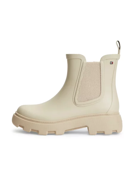 Tommy Hilfiger Cizme de cauciuc Flag Cleated bej
