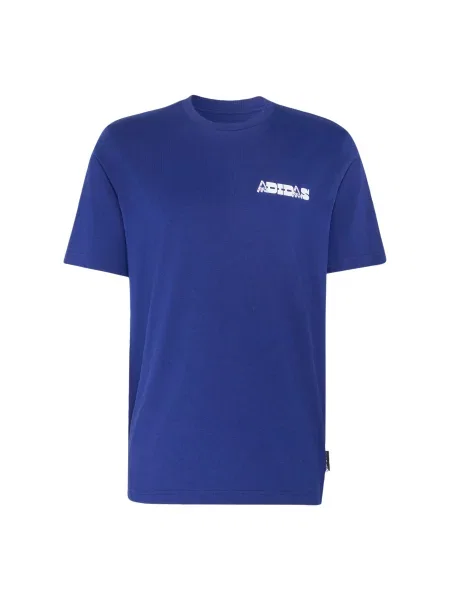 ADIDAS SPORTSWEAR Tricou funcțional Novelty Cards albastru închis / galben / roșu pepene alb