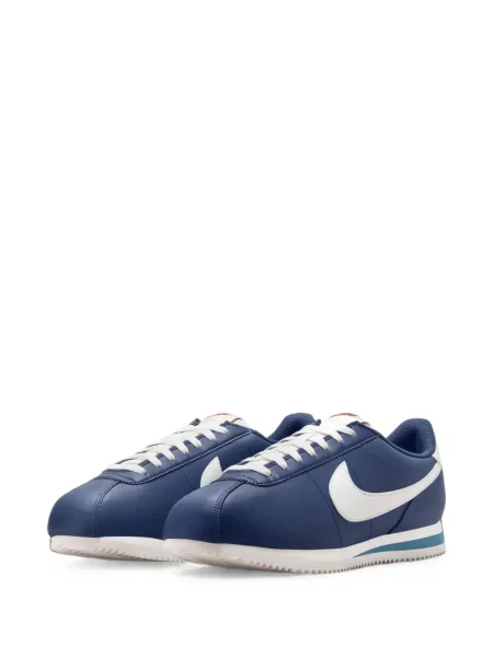 Fotbal sneakerși Nike Metcon din piele cu broderie alb