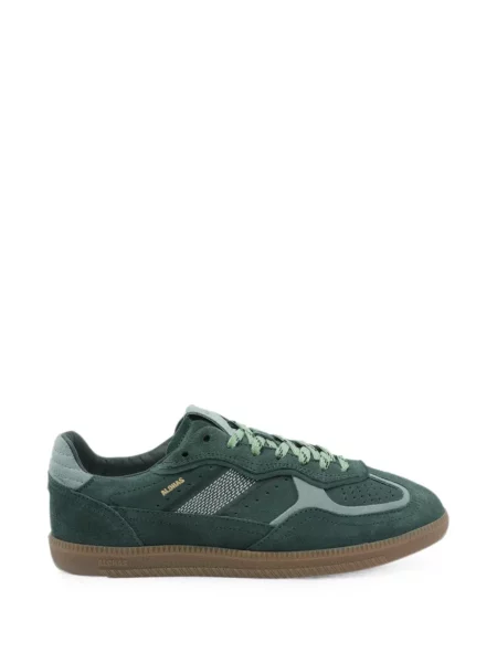 Sneakerși Alohas din piele de căprioară verde