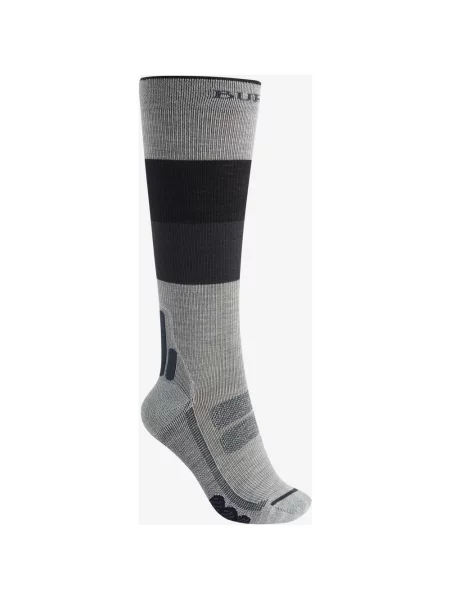 Skarpety Burton Performance + Ultralight Compression szary S-M czarny