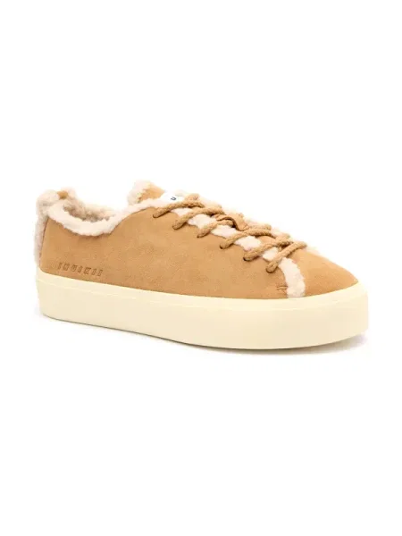 INUIKII Teniși din piele | shearling bej