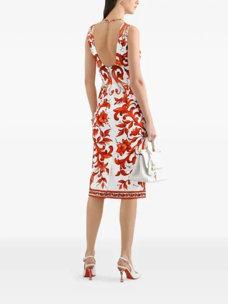 Rochie Dolce & Gabbana cu imagine alb