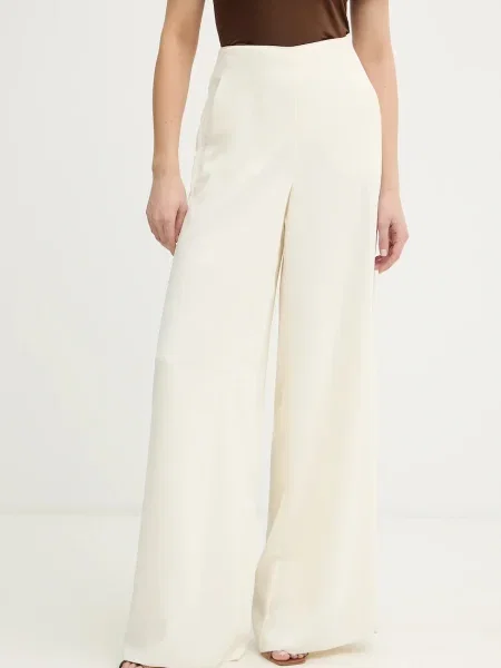 Marella Palazzo hlače Campo Écru Wide Leg bež