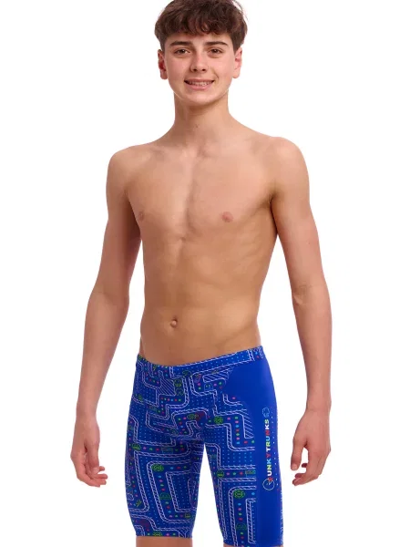 Spodenki FUNKY TRUNKS Much Munchies jammery chłopięce niebieskie