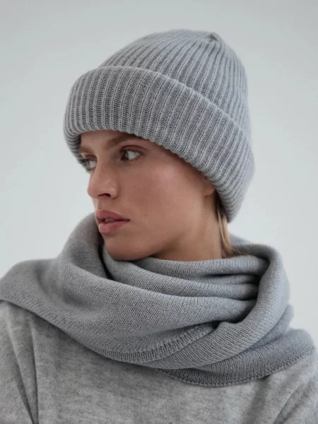 Muuv. Muuv căciulă pentru femei din lână merino BREA gri