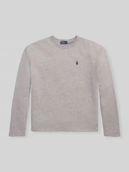 Bluzka z długim rękawem z wyhaftowanym logo Polo Ralph Lauren