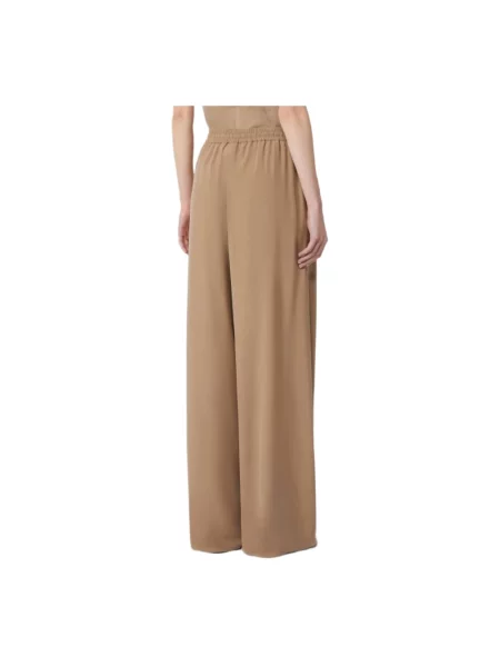Spodnie Max Mara brązowe