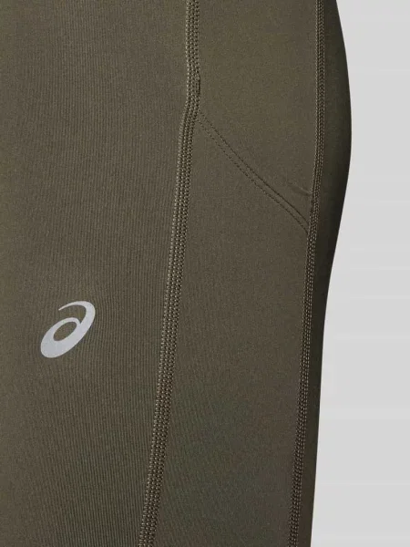 Legginsy z dodatkiem streczu model CORE' Asics Tiger oliwkowe