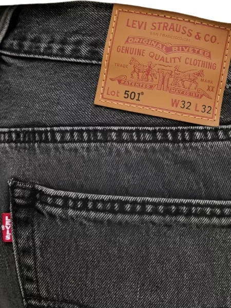 Blugi drepți Levi's® negru
