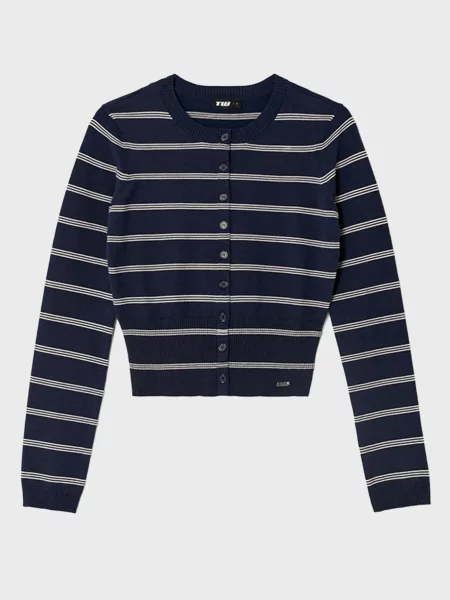Смугастий кардиган Tally Weijl синій