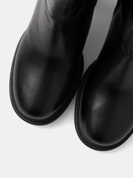 Кожаные сапоги Aldo черные