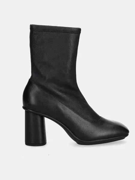 Ecco botki skórzane Sculpted Alba 65 Boot na słupku czarny