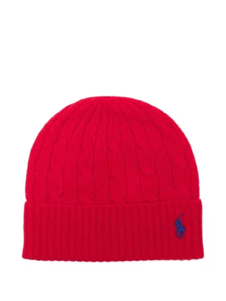 Căciulă Polo Ralph Lauren tricotate roșu