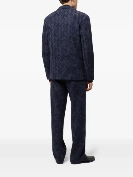 Geacă Missoni tricotate albastru