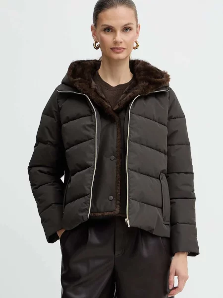 Marella geacă Emme by Marella de tranziție oversize maro